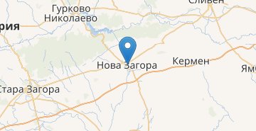 Мапа Нова Загора