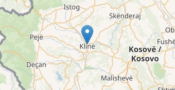 Map Klina