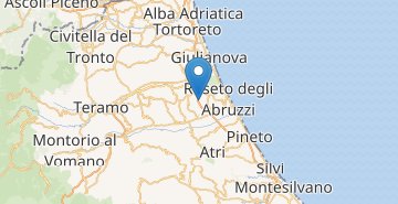 Mapa Giulianova