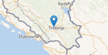 Карта Требине