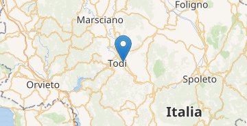Map Todi