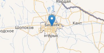 Mapa Bishkek