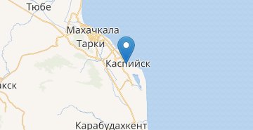 地图 Kaspiysk