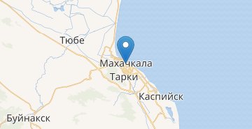 Mapa Makhachkala