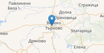 Карта Велико-Тырново
