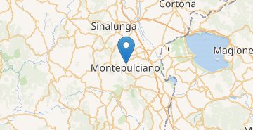 Map Montepulciano