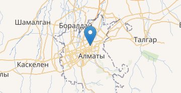 Mapa Almaty