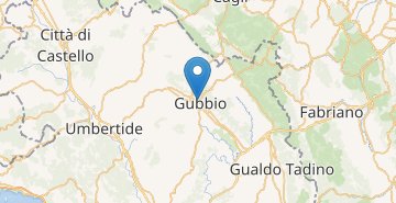 地图 Gubbio