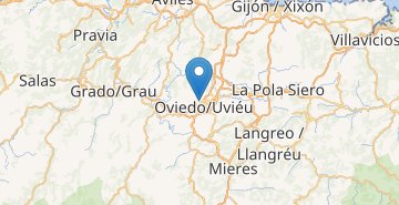 Map Oviedo