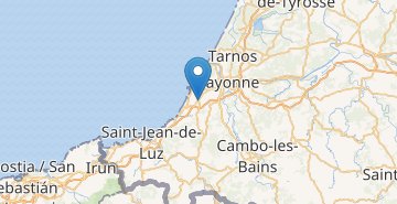 地图 Biarritz