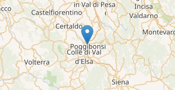 地图 Poggibonsi