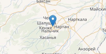 Map Nalchik