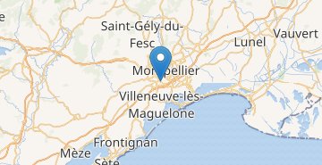地图 Montpellier
