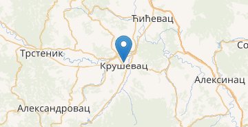 Mapa Kruševac