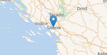 地图 Šibenik