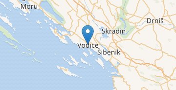 地图 Vodice
