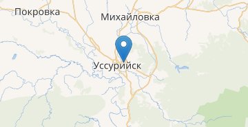 Карта Уссурийск