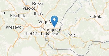 Мапа Сараєво