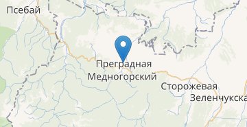 Mapa Pregradnaya