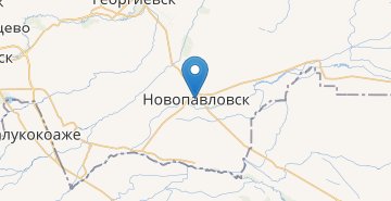 Карта Новопавловск