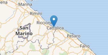 地图 Cattolica