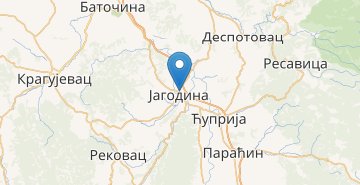 Mapa Jagodina