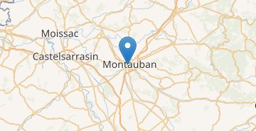 Mapa Montauban