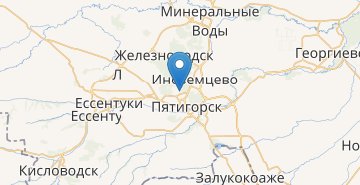 Карта Пятигорск