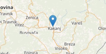 Map Kakanj