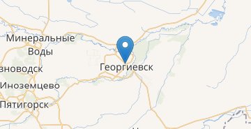 Mapa Georgievsk