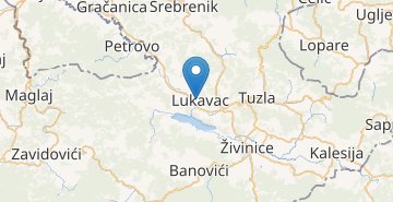 Карта Лукавац
