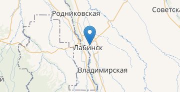 Mapa Labinsk
