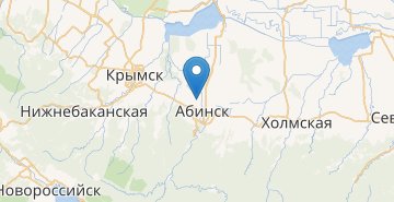Карта Абинск