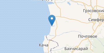 地图 Beregove (Krym)
