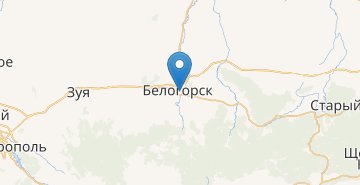Мапа Білогірськ