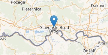 Карта Славонски-Брод