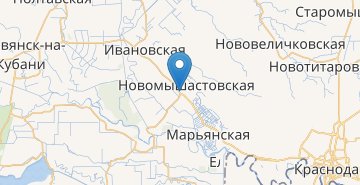 Карта Новомышастовская
