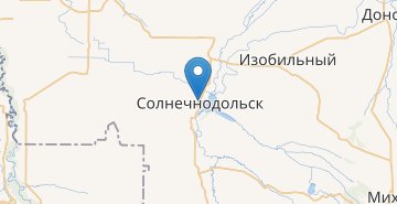 Map Solnechnodolsk