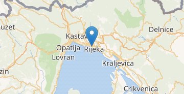地图 Rijeka