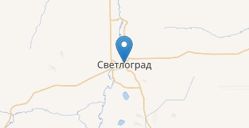 Мапа Світлоград