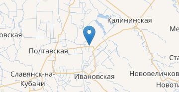 Map Staronizhestebliyevskaya