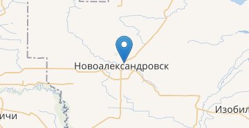 Mapa Novoalexandrovsk