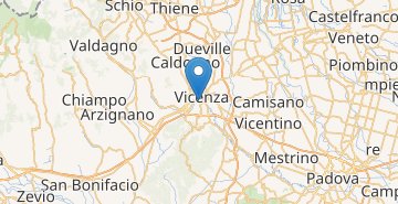 Карта Виченца