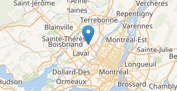Map Laval