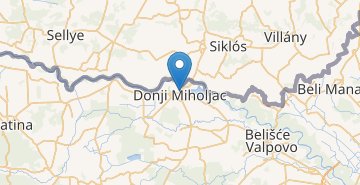 Mapa Donji Miholjac