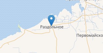 Map Rozdolne (Krym)
