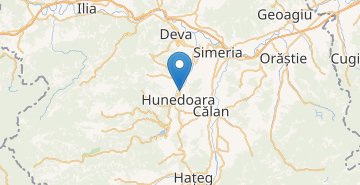 Map Hunedoara