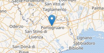 Mapa Portogruaro