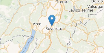 Mapa Rovereto