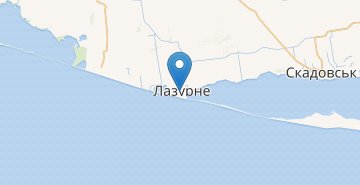 地图 Lazurne (Khersonska obl.)